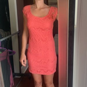 Lace cocktail dress